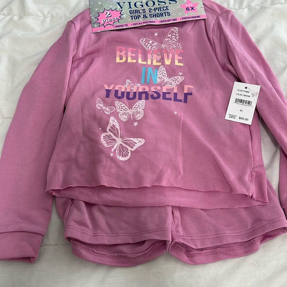 Vigoss top and shorts set